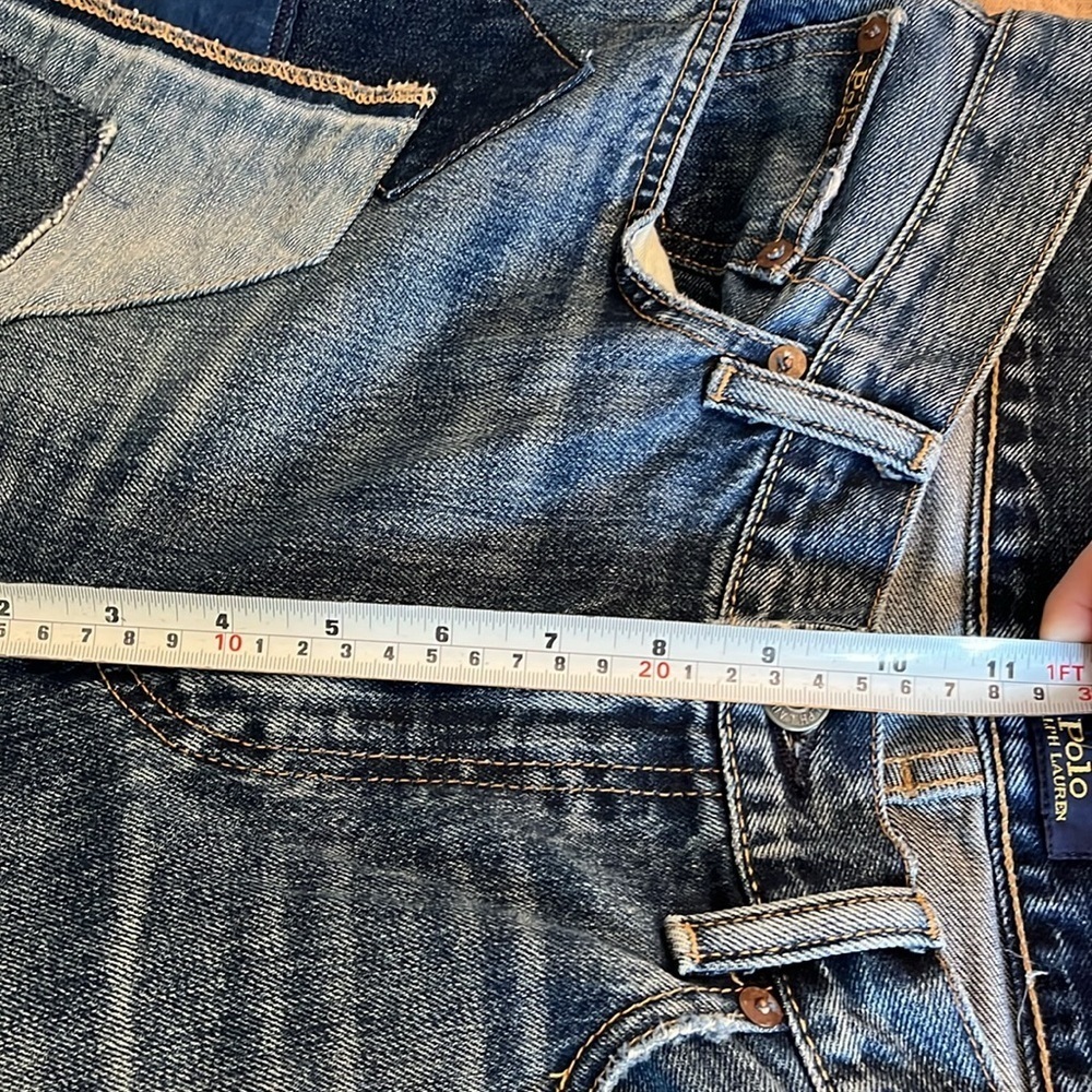 Ralph Lauren Polo
Avery Boyfriend Crop Distressed
Patchwork Jeans  size 27 - Picture 15 of 17